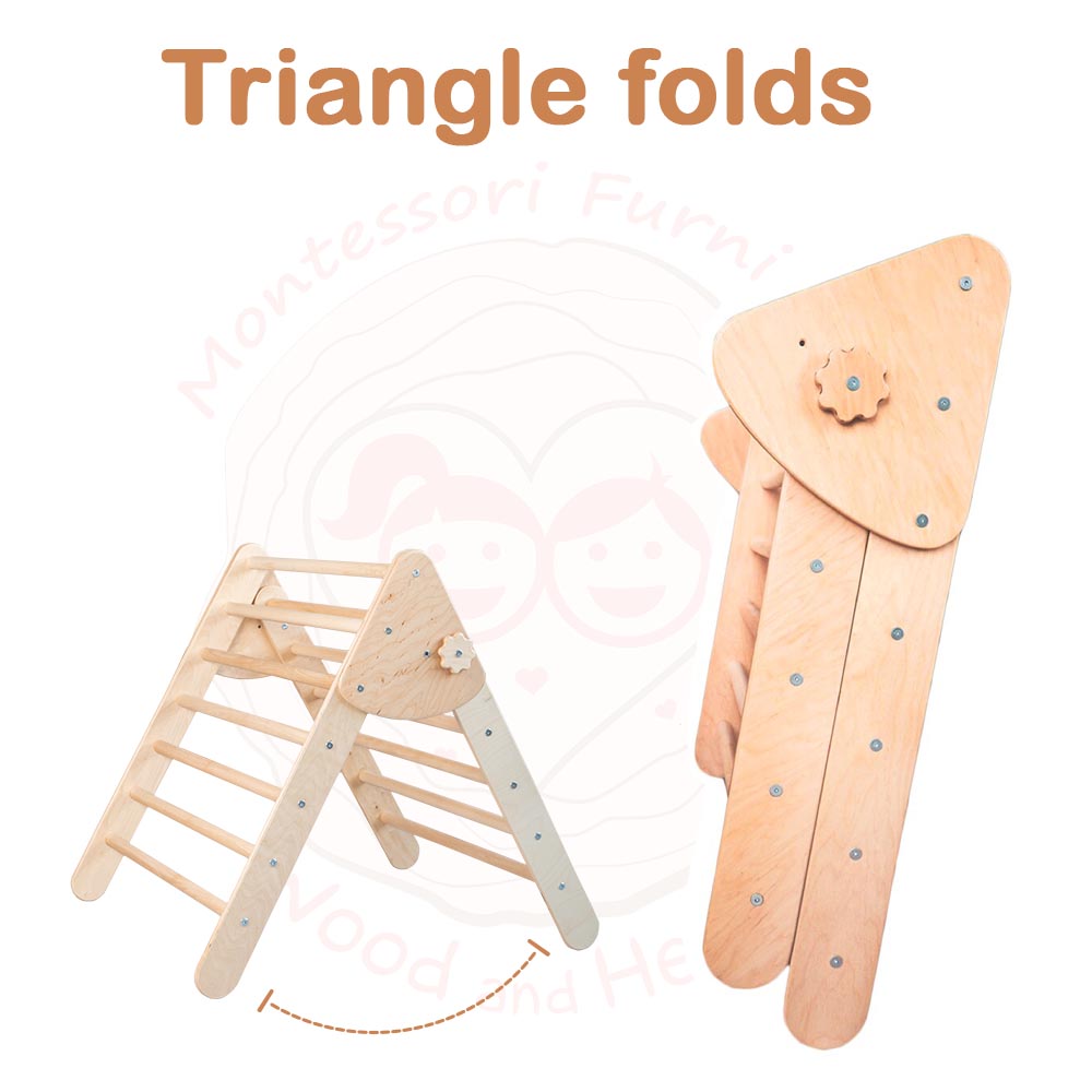 Woodandhearts Montessori Climbing Set of 3