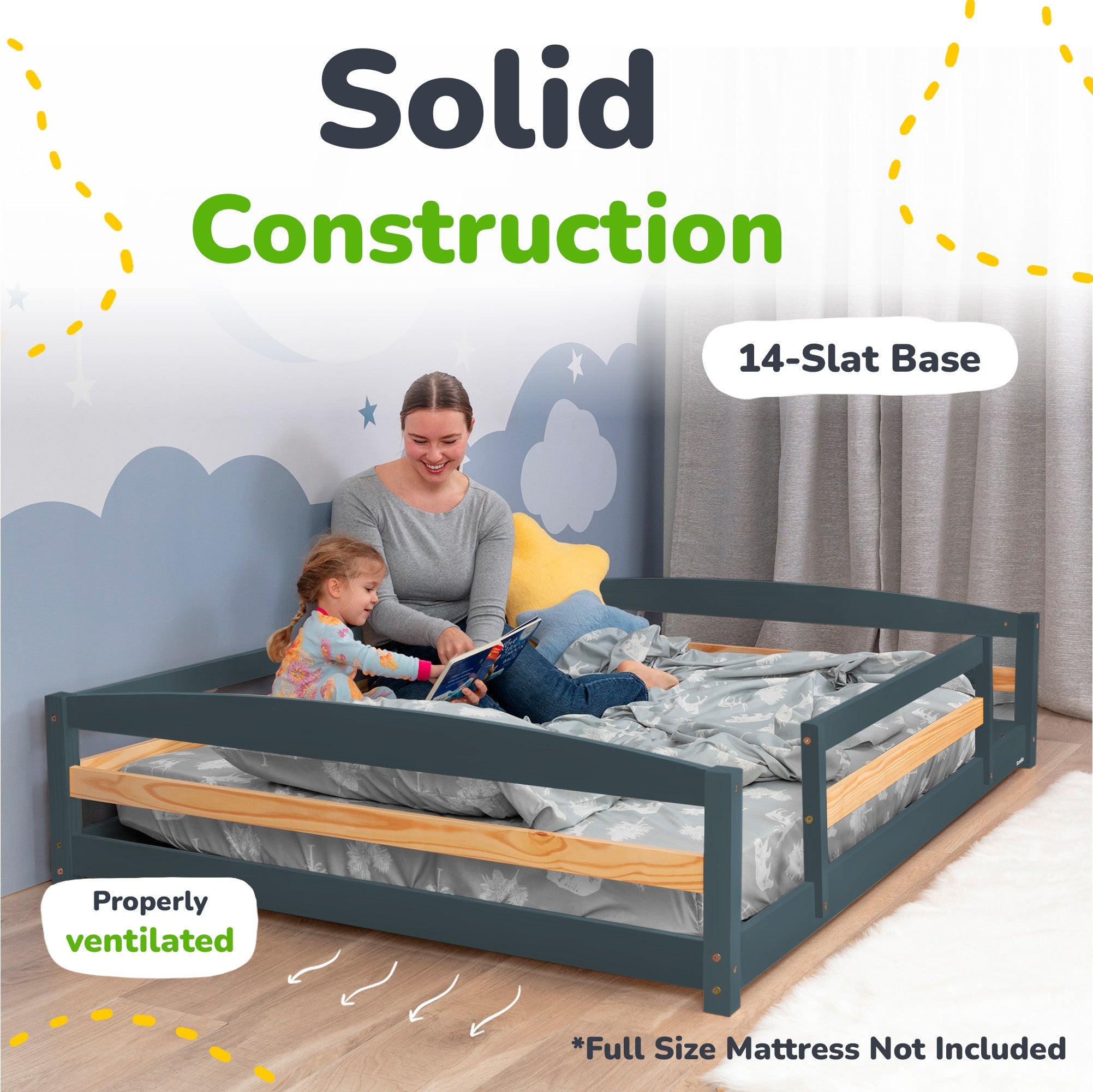 Ocodile Floor Bed - Full Size