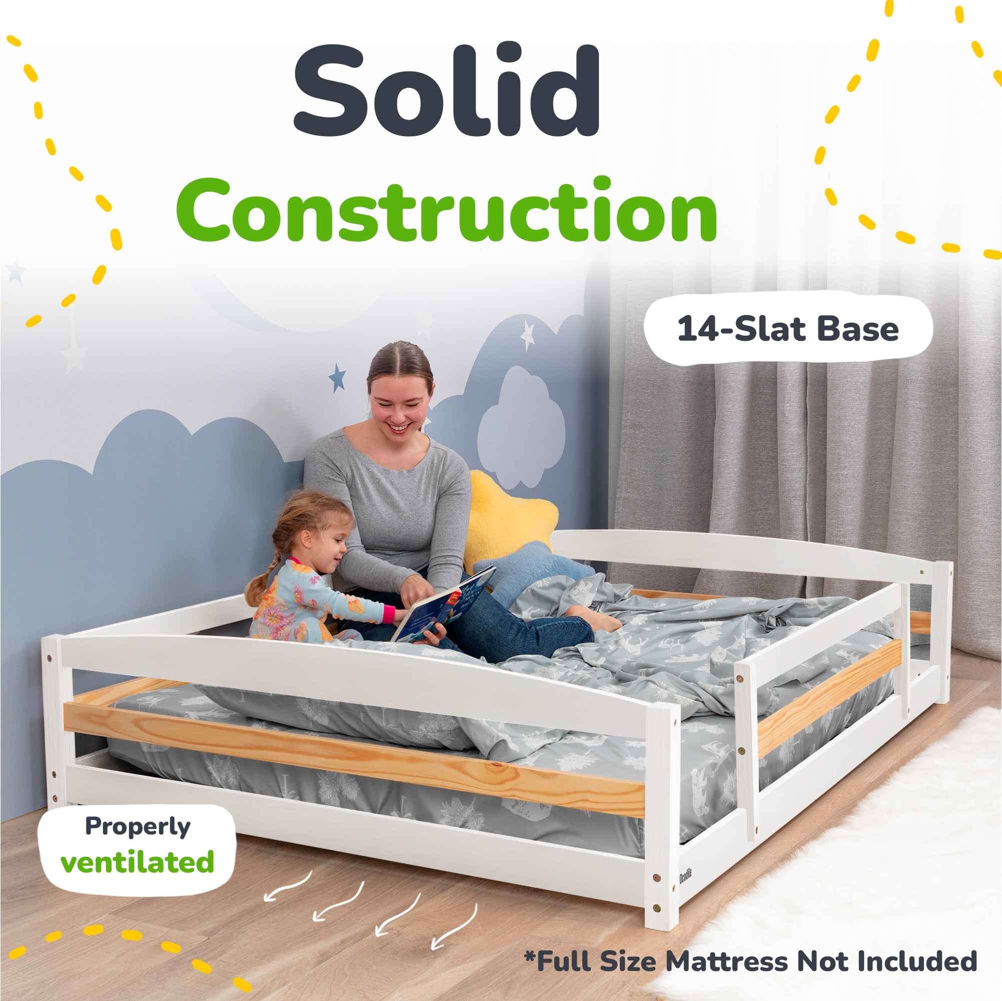 Ocodile Floor Bed - Full Size