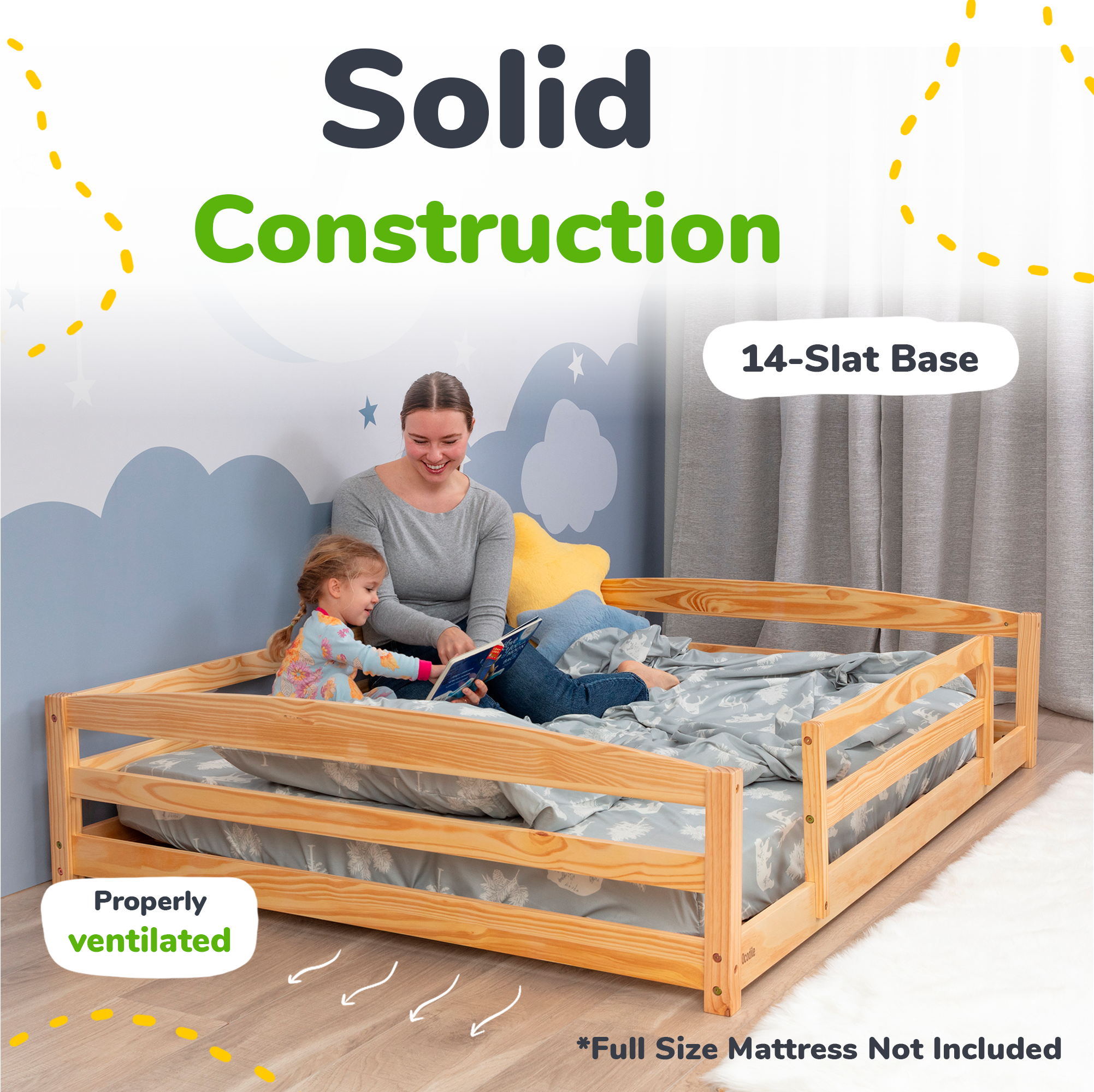 Ocodile Floor Bed - Full Size