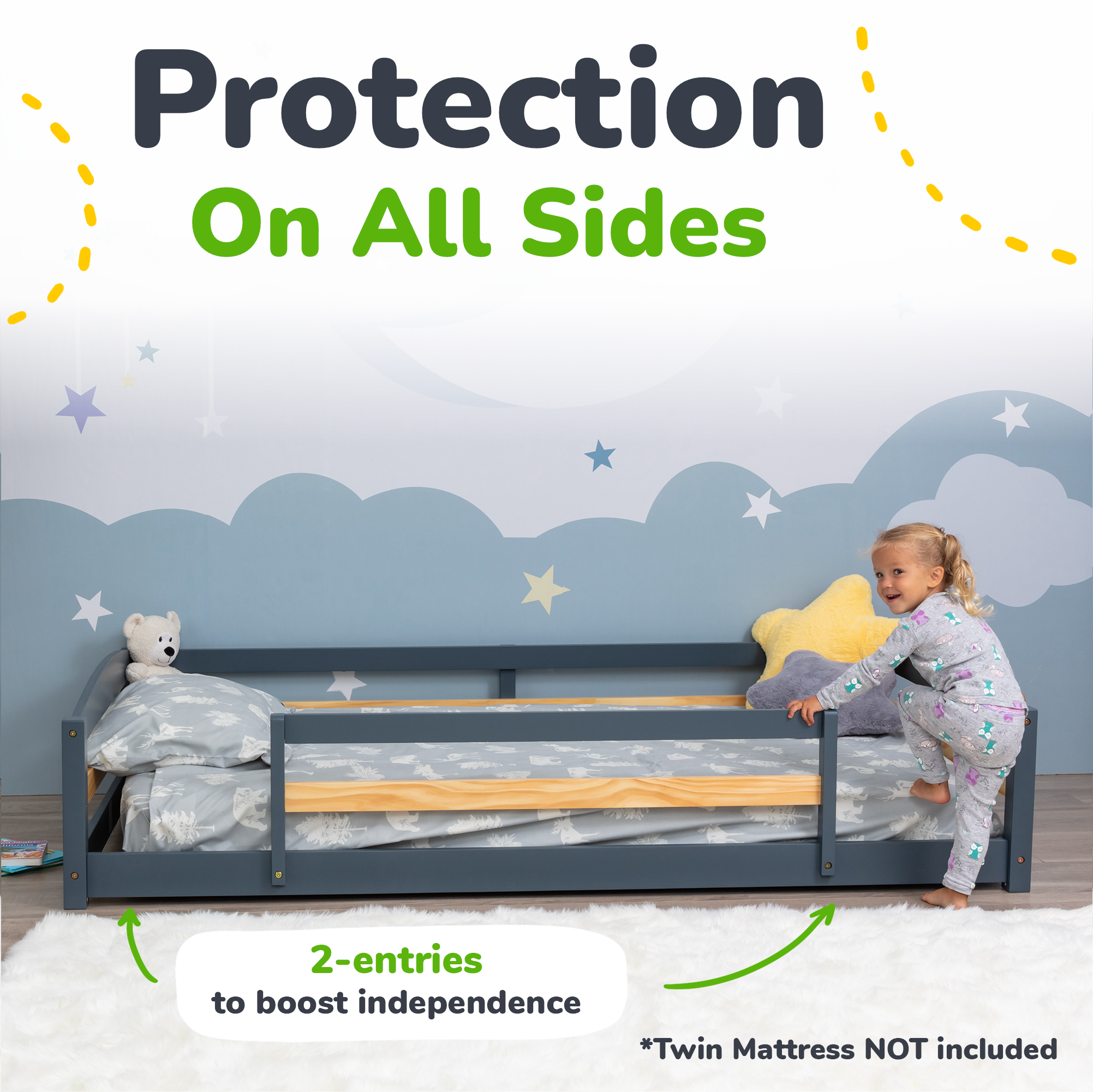 Ocodile Floor Bed - Twin Size