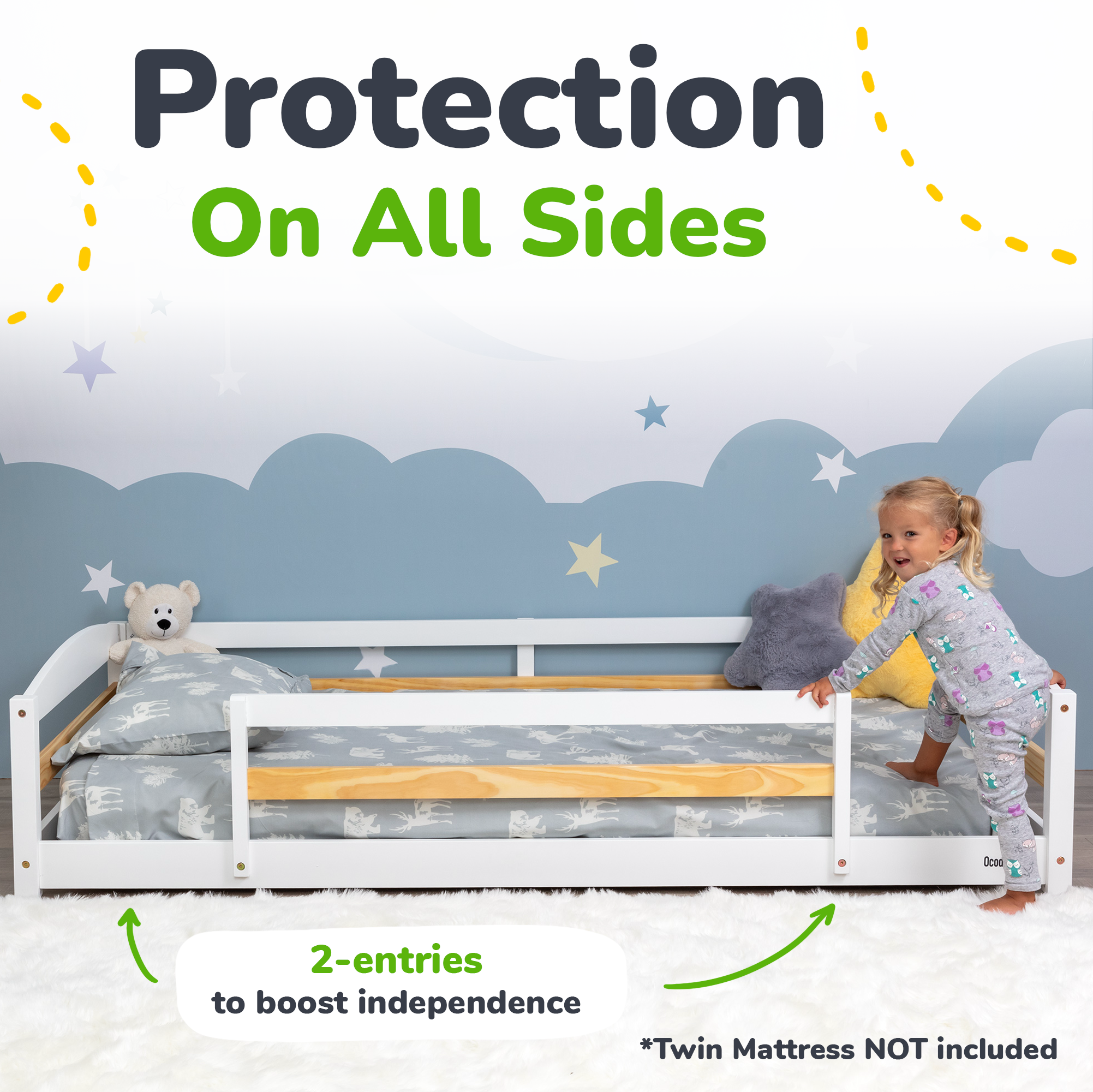 Ocodile Floor Bed - Twin Size