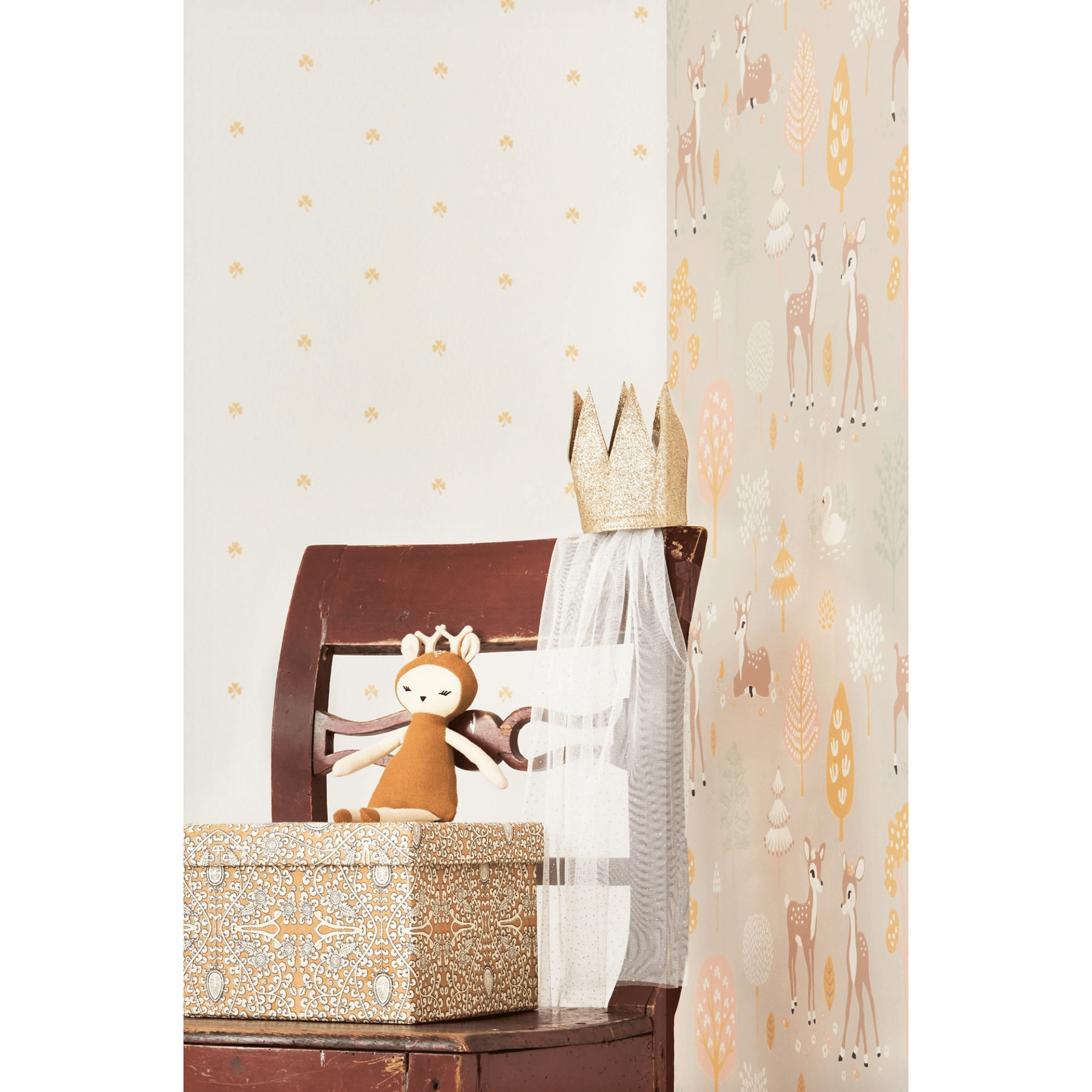 Majvillan Golden Woods Wallpaper 125-04 wall corner view