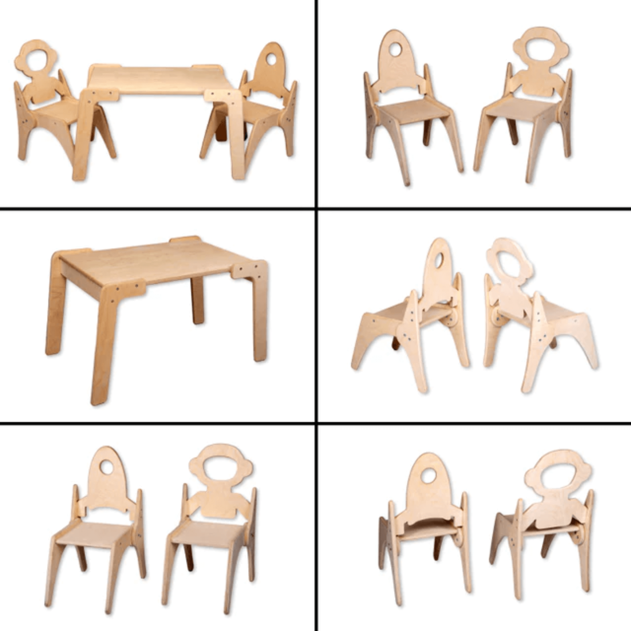 Kidodido Montessori Table and Chair Set KID073 specifications