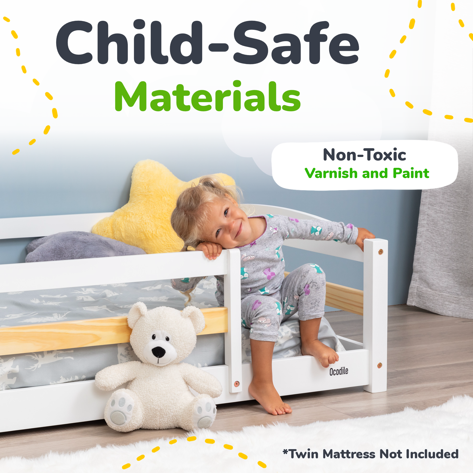 Ocodile Floor Bed - Twin Size