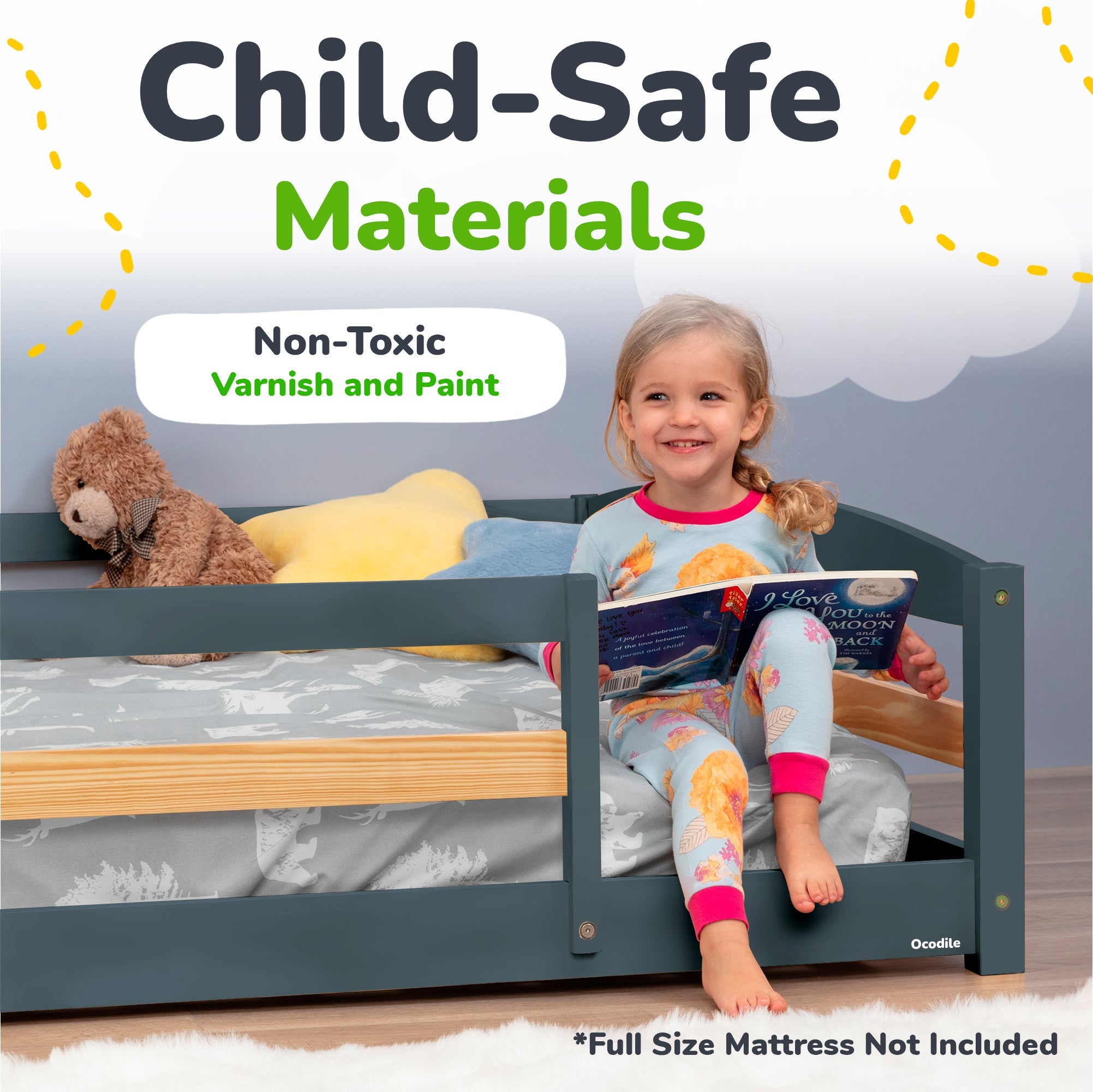Ocodile Floor Bed - Full Size