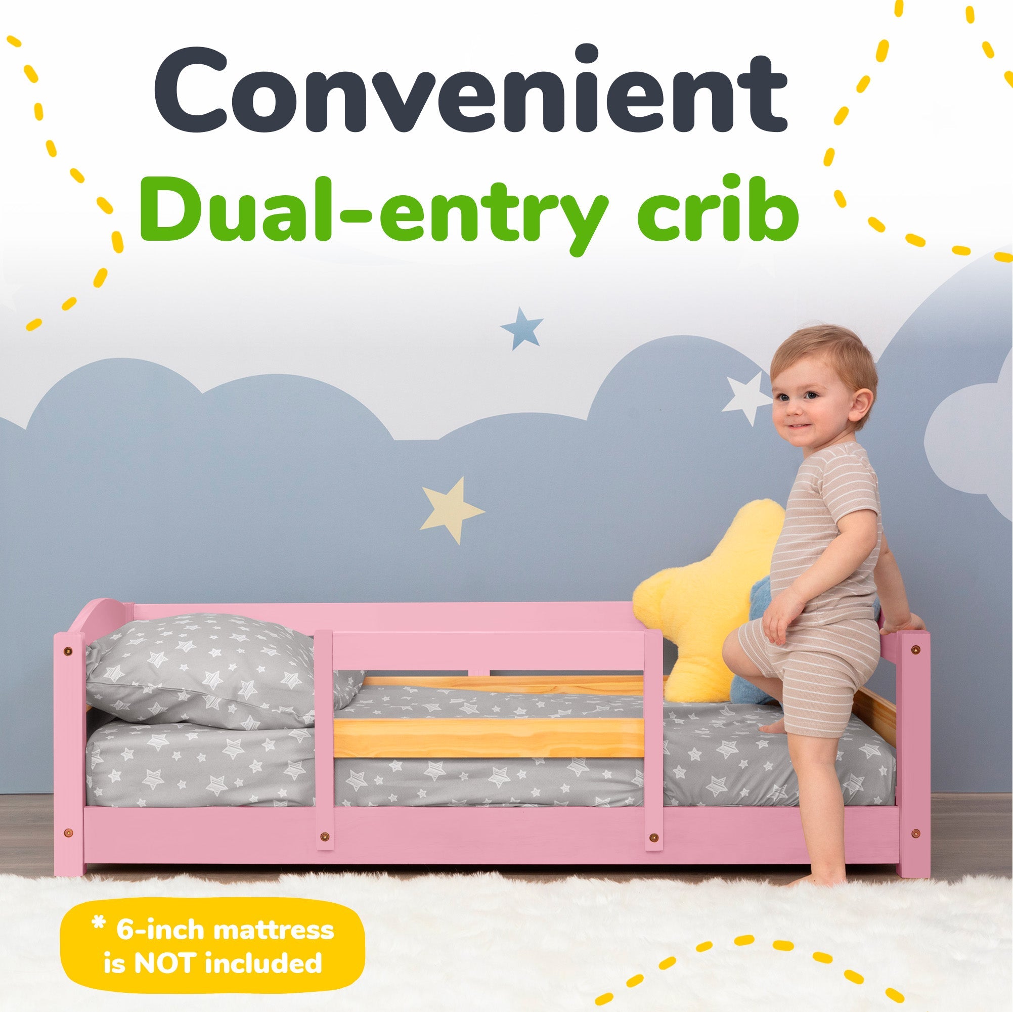 Ocodile Floor Bed - Crib Size