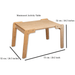 Kidodido Montessori Table and Chair Set KID073 table specifications