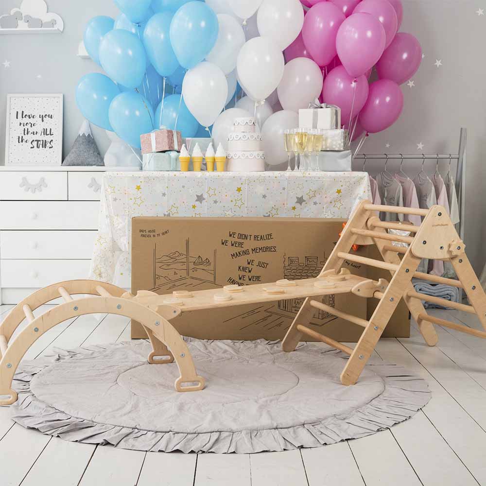 Woodandhearts Montessori Climbing Set of 3