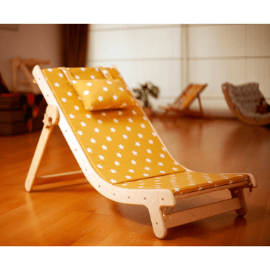 Kidodido Adjustable Lounge Chair with Cushion KIDO57 front angle view