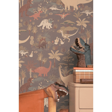 Majvillan Dinosaur Vibes Wallpaper 154-03 with furniture