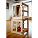 Kidodido 2 in 1 Montessori Learning Tower KIDO14 back angle view