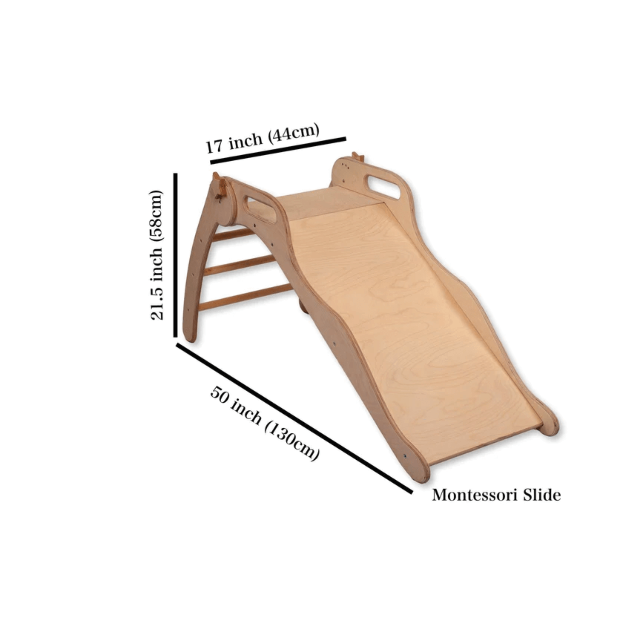 Kidodido Foldable Wooden Slide KIDO19 dimensions