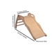 Kidodido Foldable Wooden Slide KIDO19 dimensions