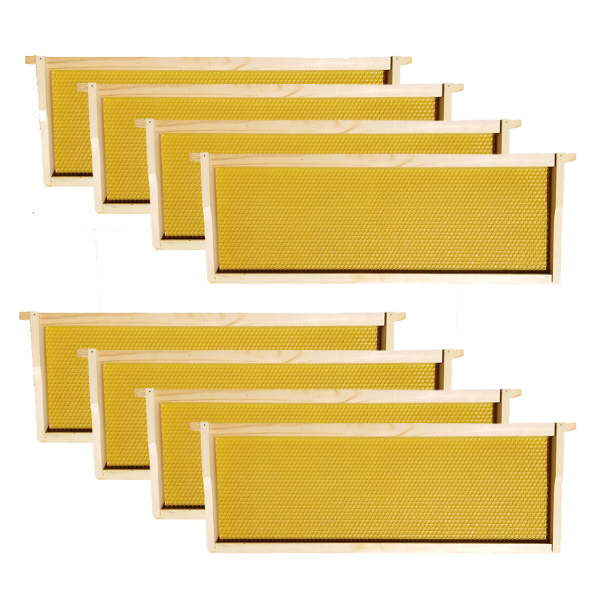 Galena Farms LBH8-2D1M Amish-Made 8 Frame Beehive - (2)Deeps & (1)Medium