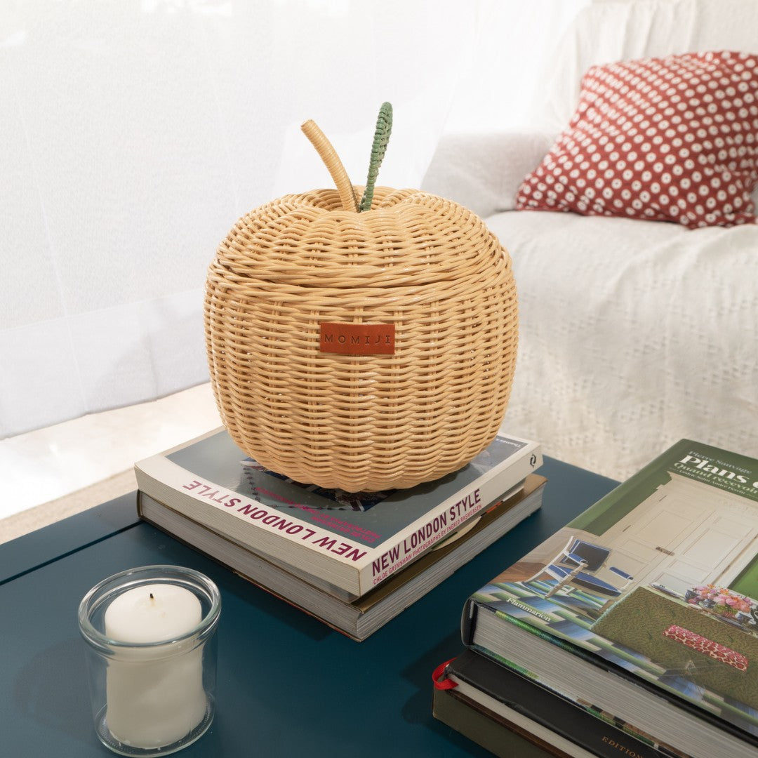 MOMIJI Apple Rattan Storage Basket Natural - Small MOMIJI US LLC