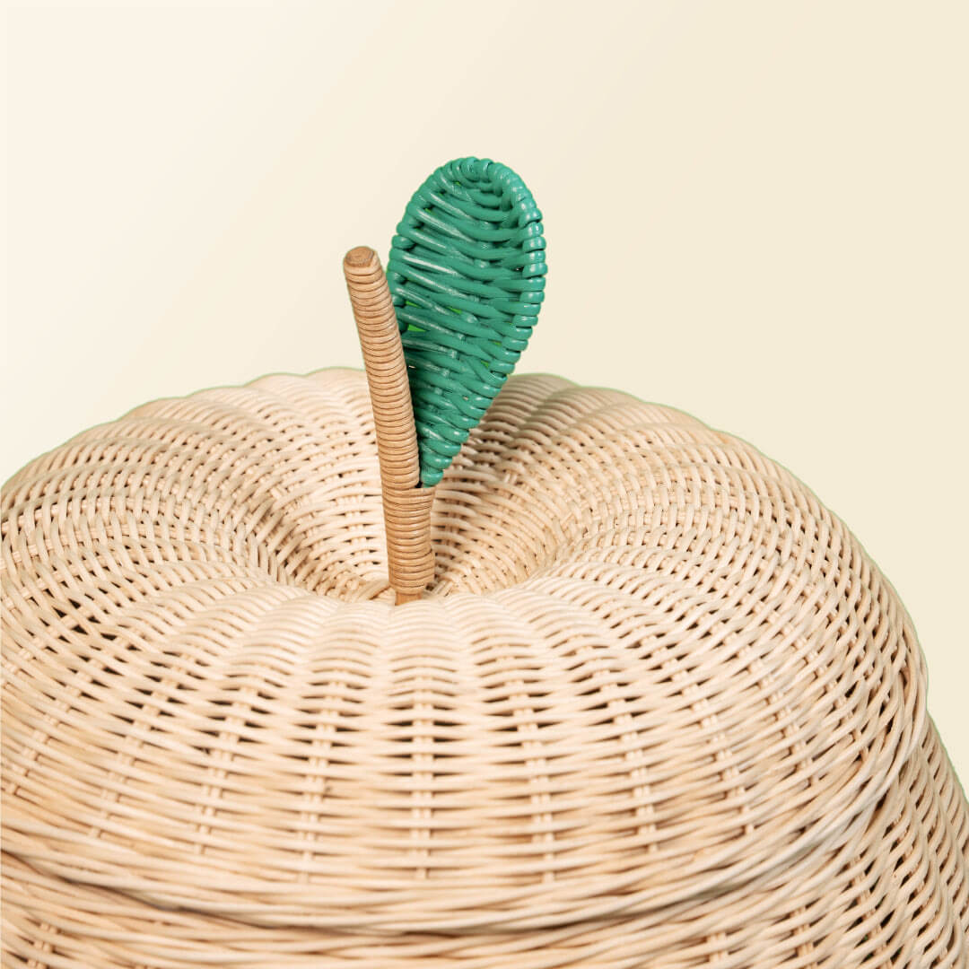 MOMIJI Apple Rattan Storage Basket Natural - Large MOMIJI US LLC