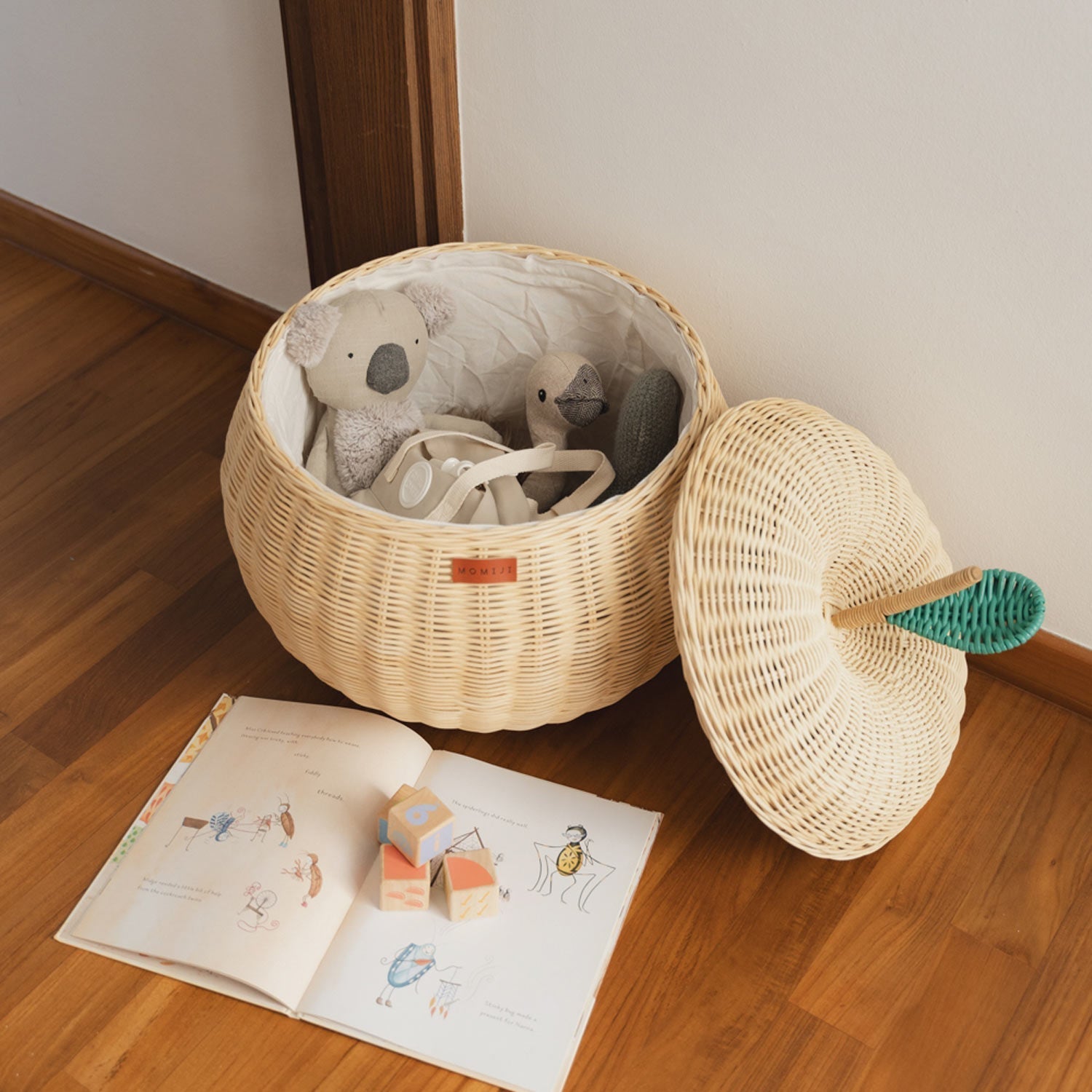 MOMIJI Apple Rattan Storage Basket Natural - Large MOMIJI US LLC