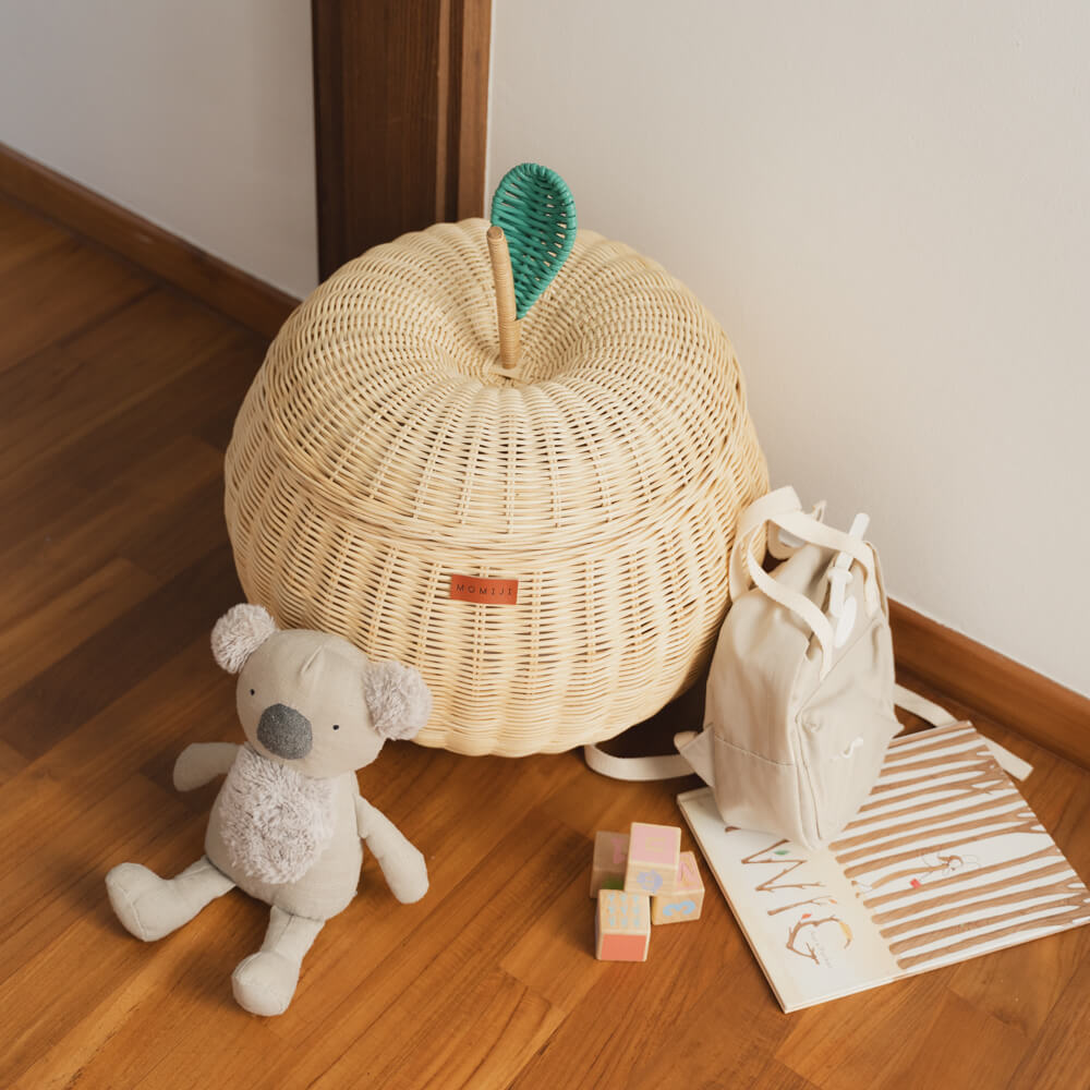MOMIJI Apple Rattan Storage Basket Natural - Large MOMIJI US LLC