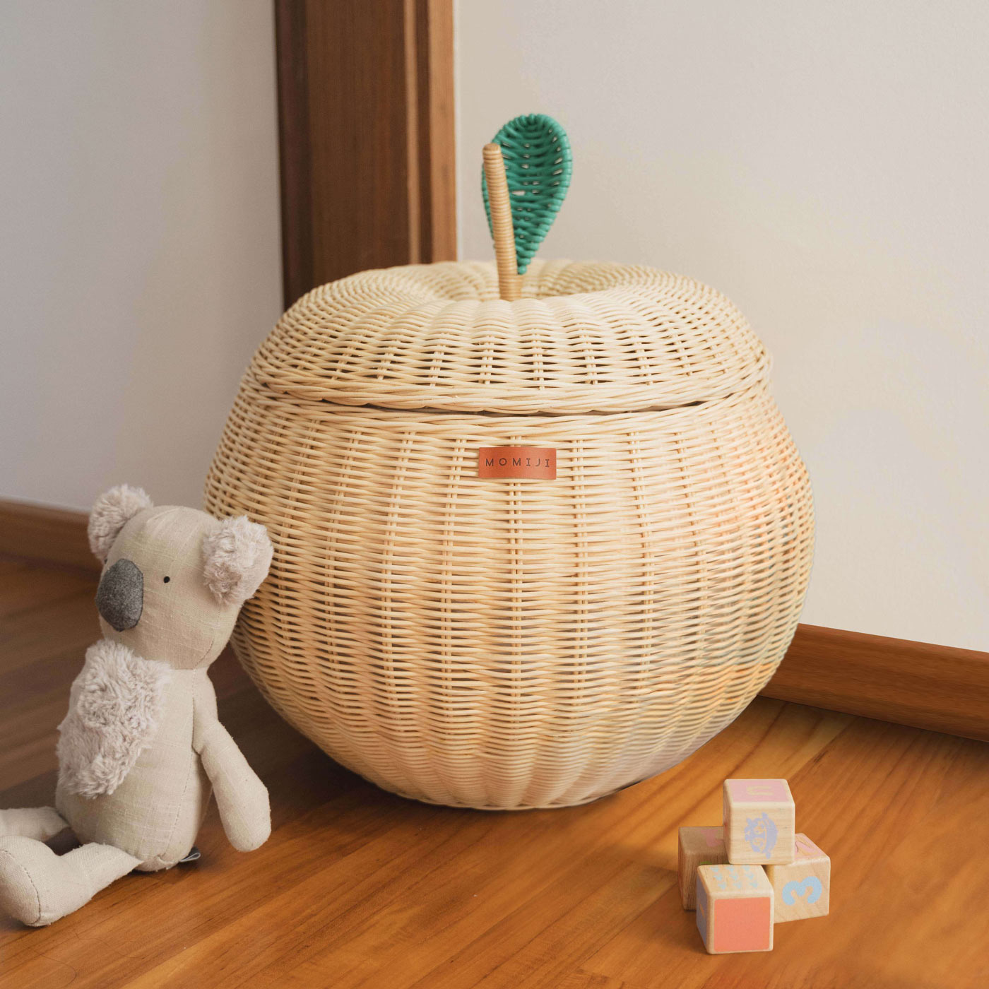 MOMIJI Apple Rattan Storage Basket Natural - Large MOMIJI US LLC