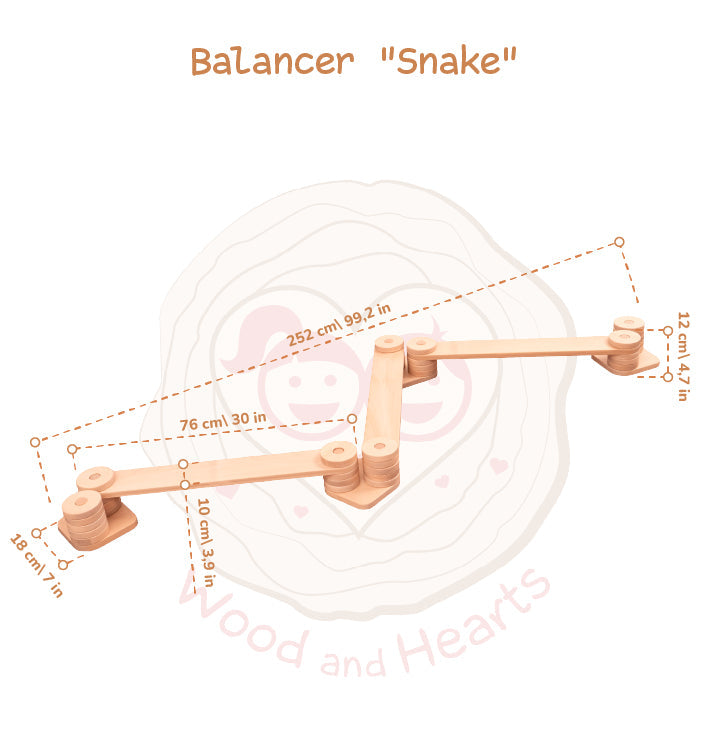 Woodandhearts Balance Beam