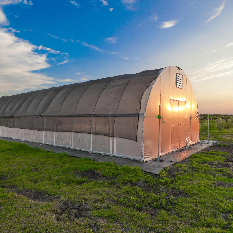 Bootstrap Farmer All Metal Hoop House_With Rollup Sides