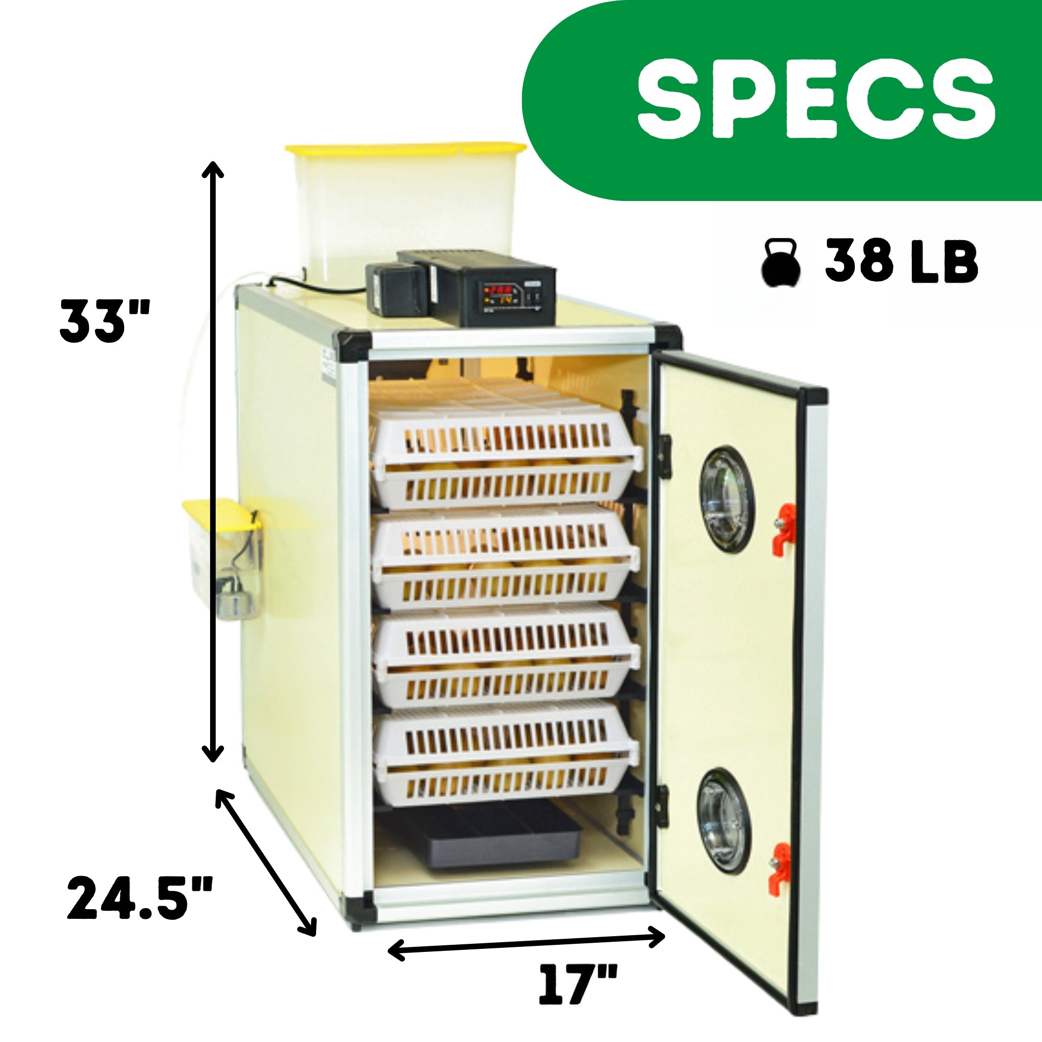 Hatching Time 240 Eggs Incubator Kit (120 Set + 120 Hatch)