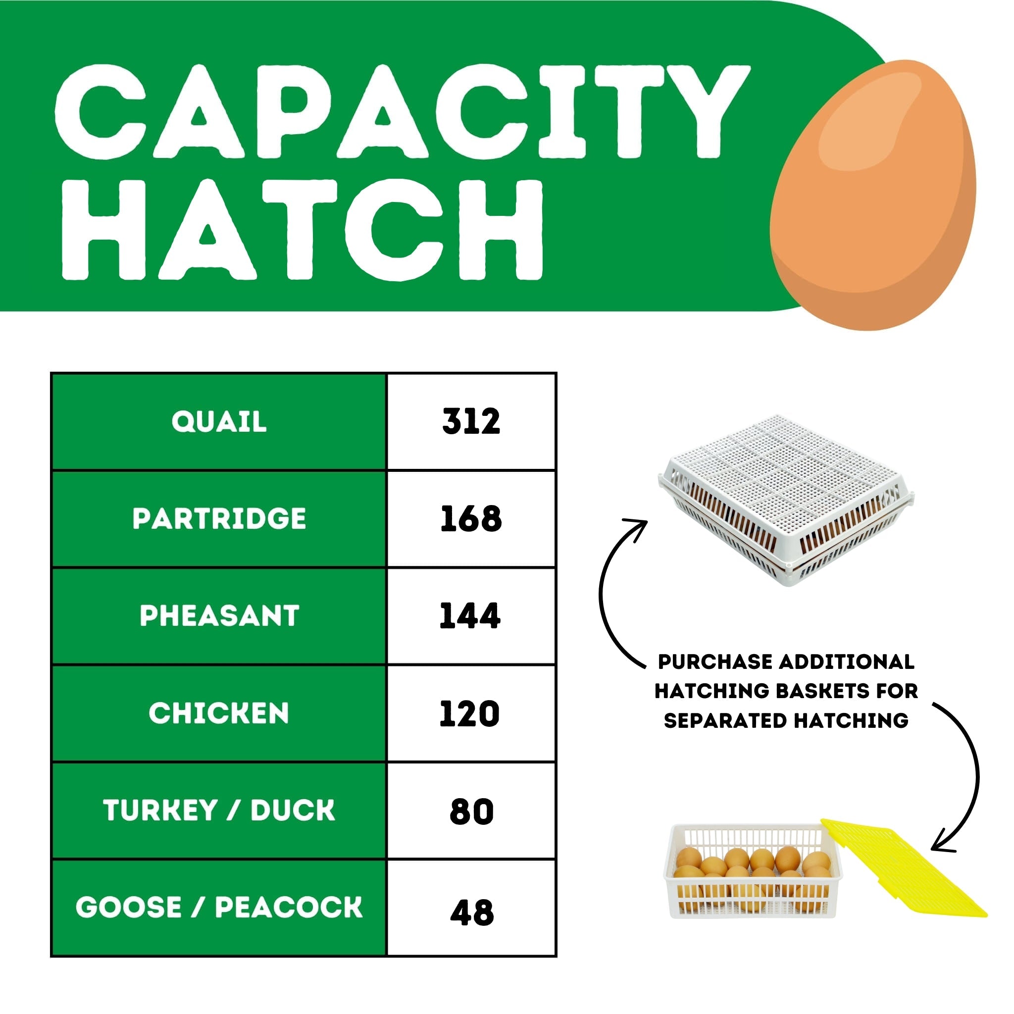Hatching Time CT120 H - Egg Incubator - Hatcher Only