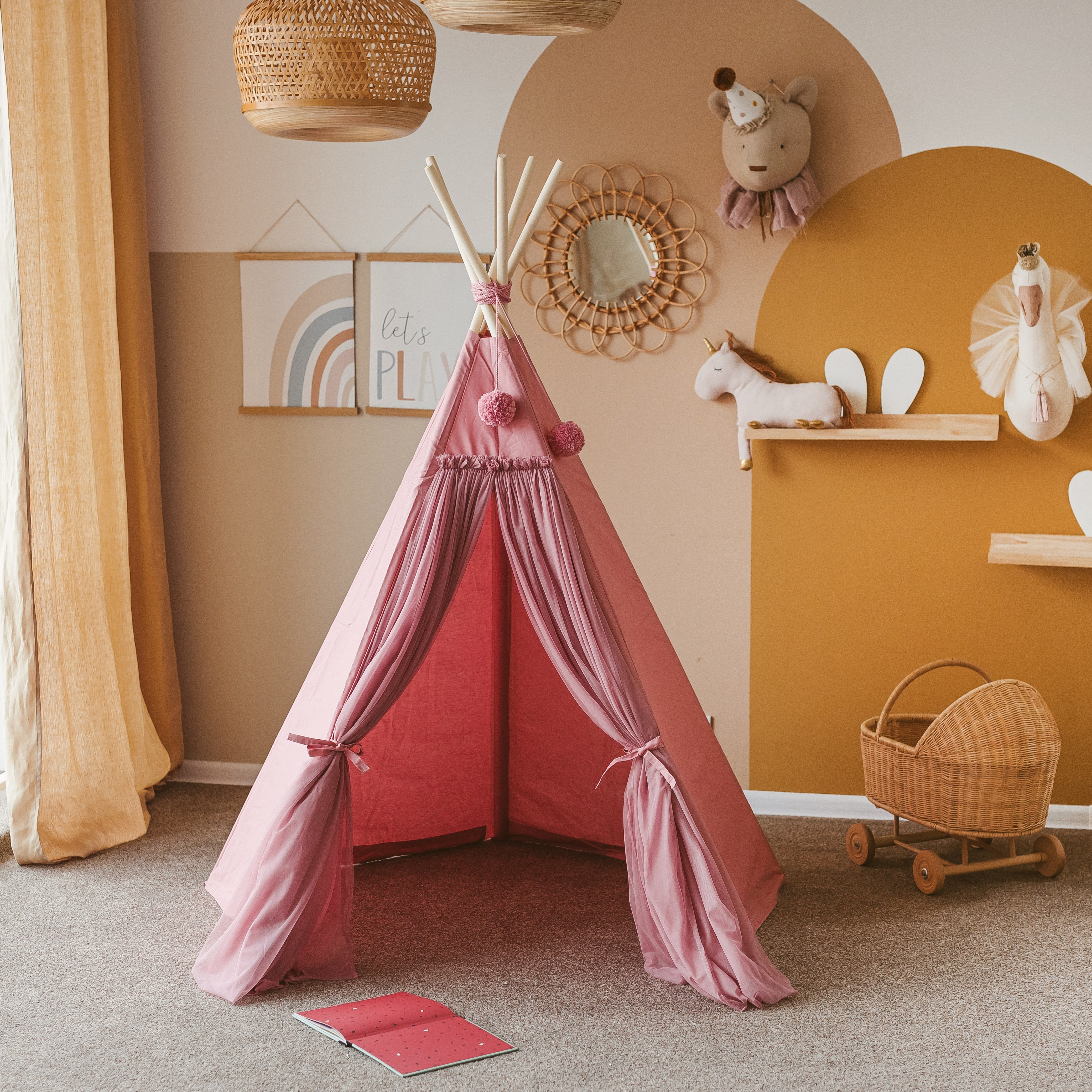 MINICAMP PP-GREY-FEI Fairy Play Tent in Grey