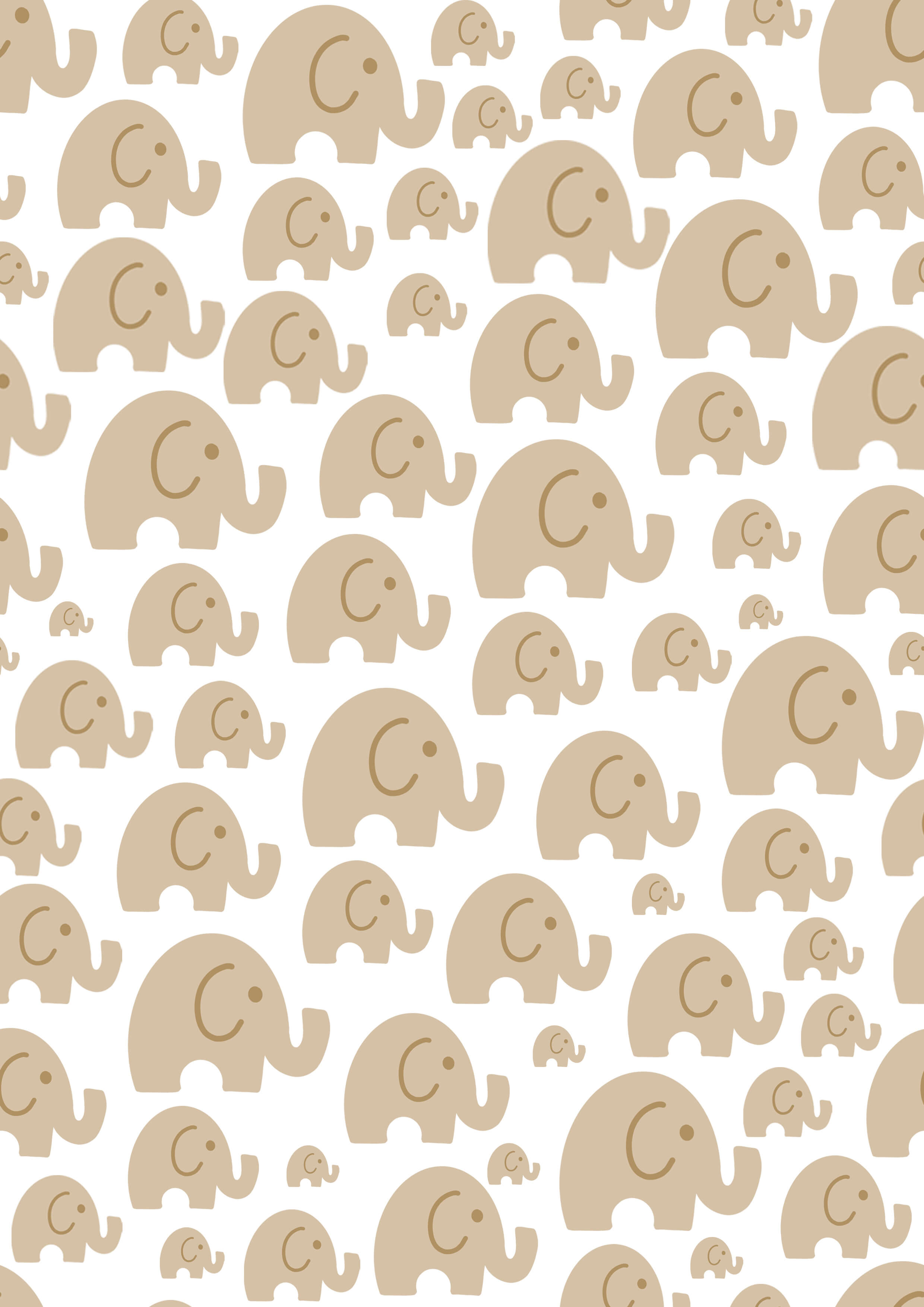 PushpLinen Cute Elephant Printed Canopy