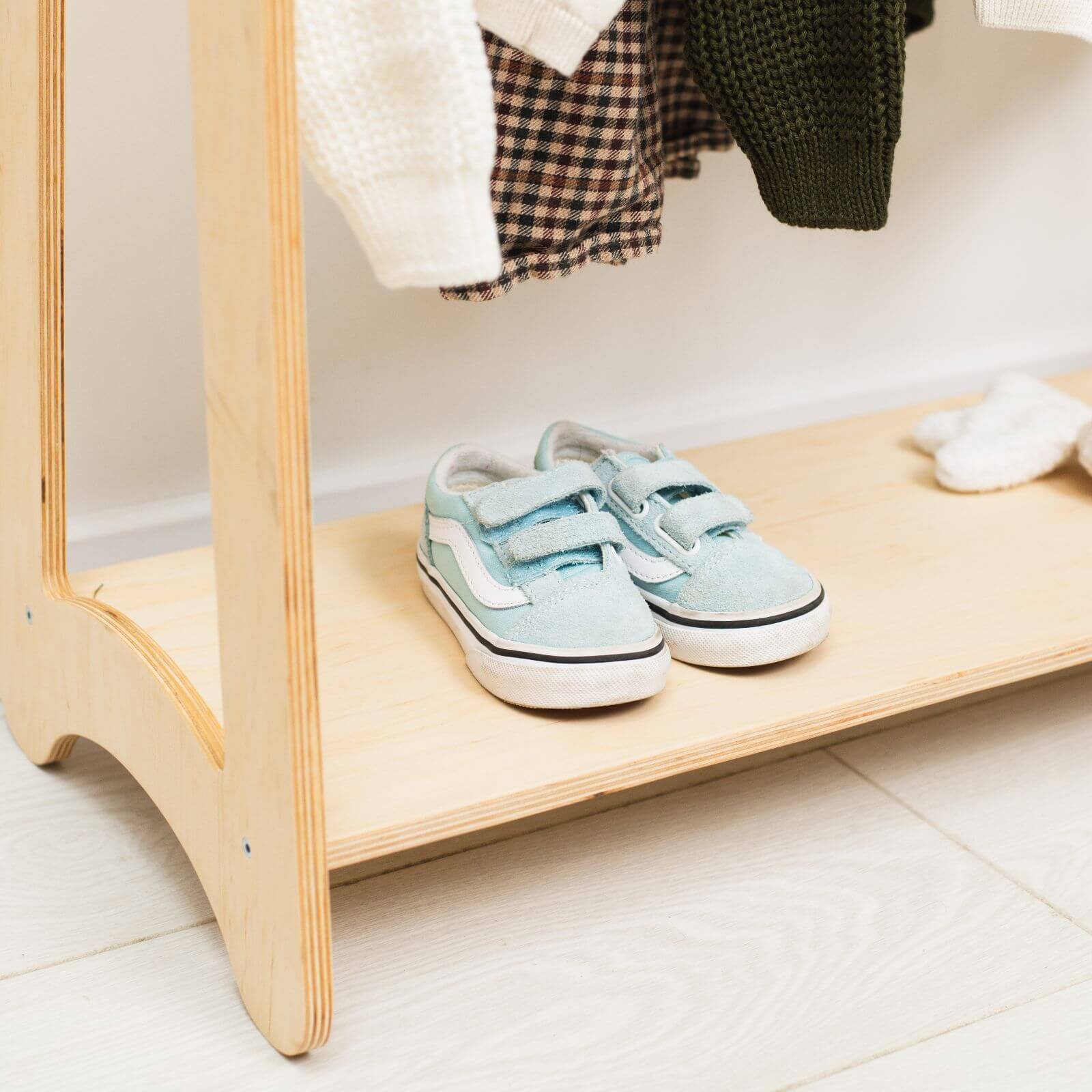 Wooden Clothing Rack