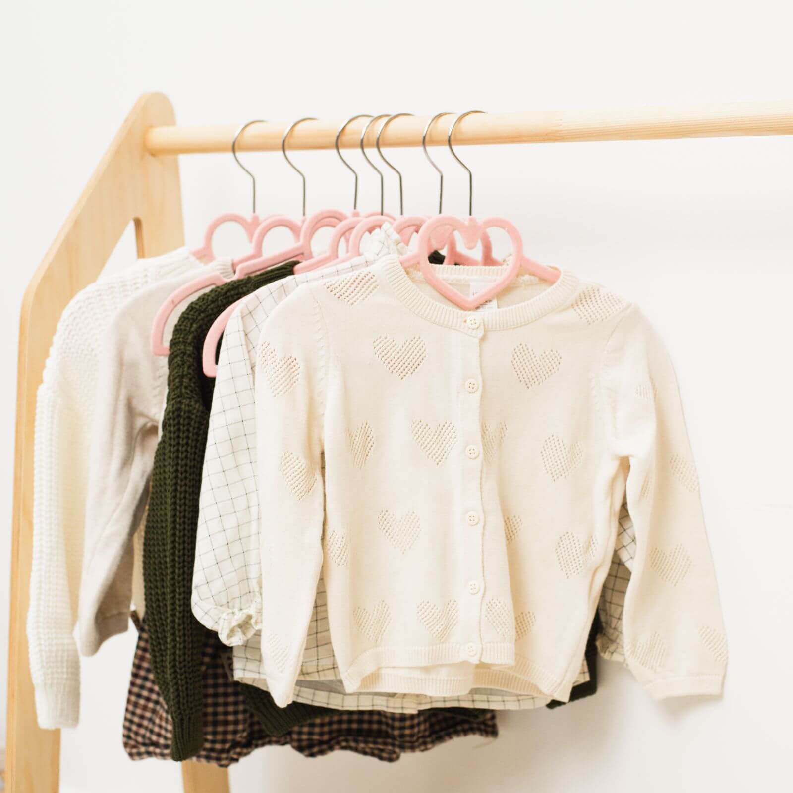 Wooden Clothing Rack