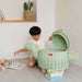 MOMIJI Dinosaur Storage Basket Mint Green - Large MOMIJI US LLC