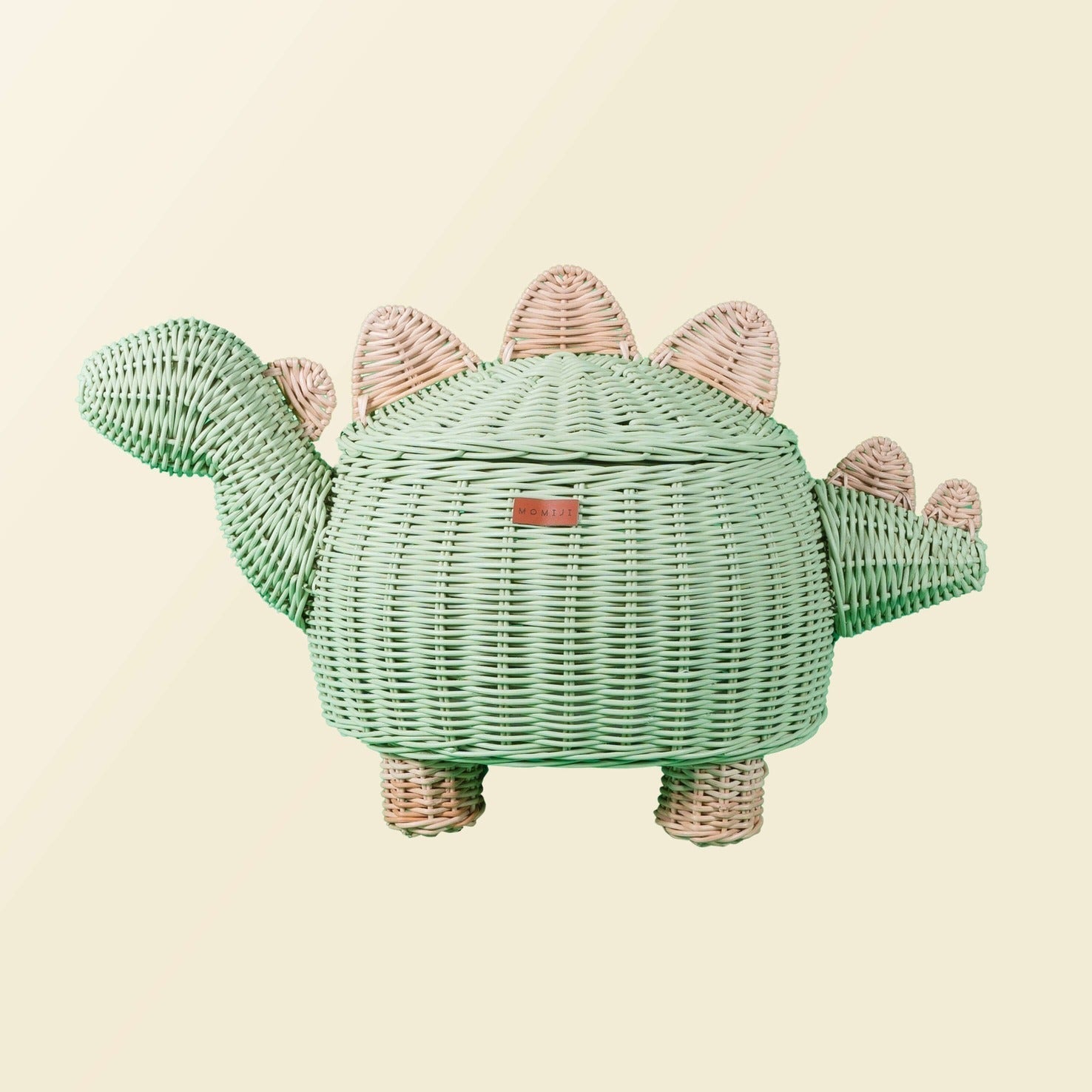 MOMIJI Dinosaur Storage Basket Mint Green - Large MOMIJI US LLC