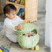 MOMIJI Dinosaur Rattan Storage Basket Mint Green - Medium MOMIJI US LLC