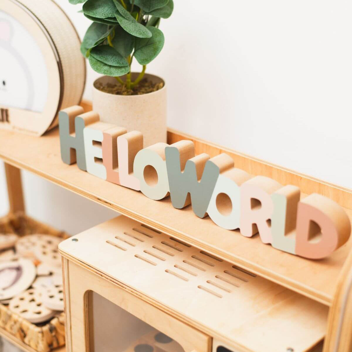 Enjoy the Wood Playroom Organization Furniture