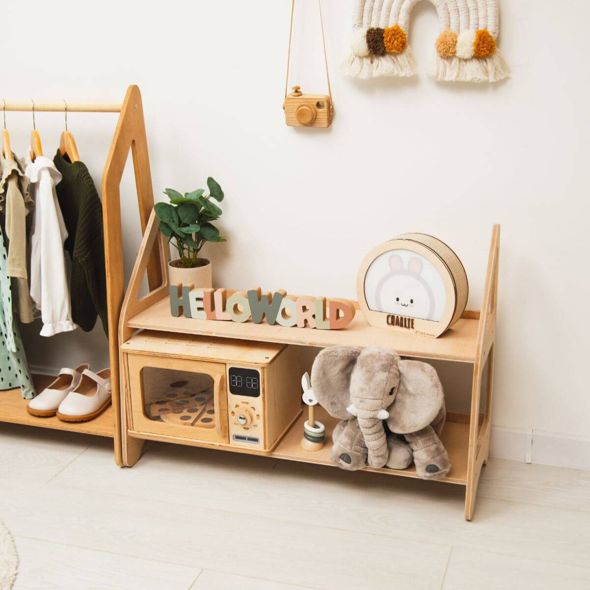 Enjoy the Wood Playroom Organization Furniture
