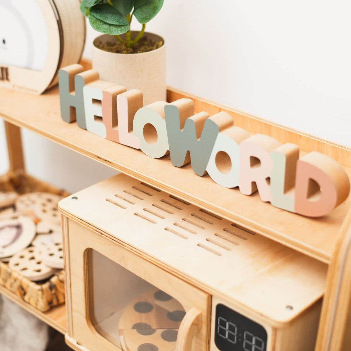 Enjoy the Wood Toddler Playroom Set