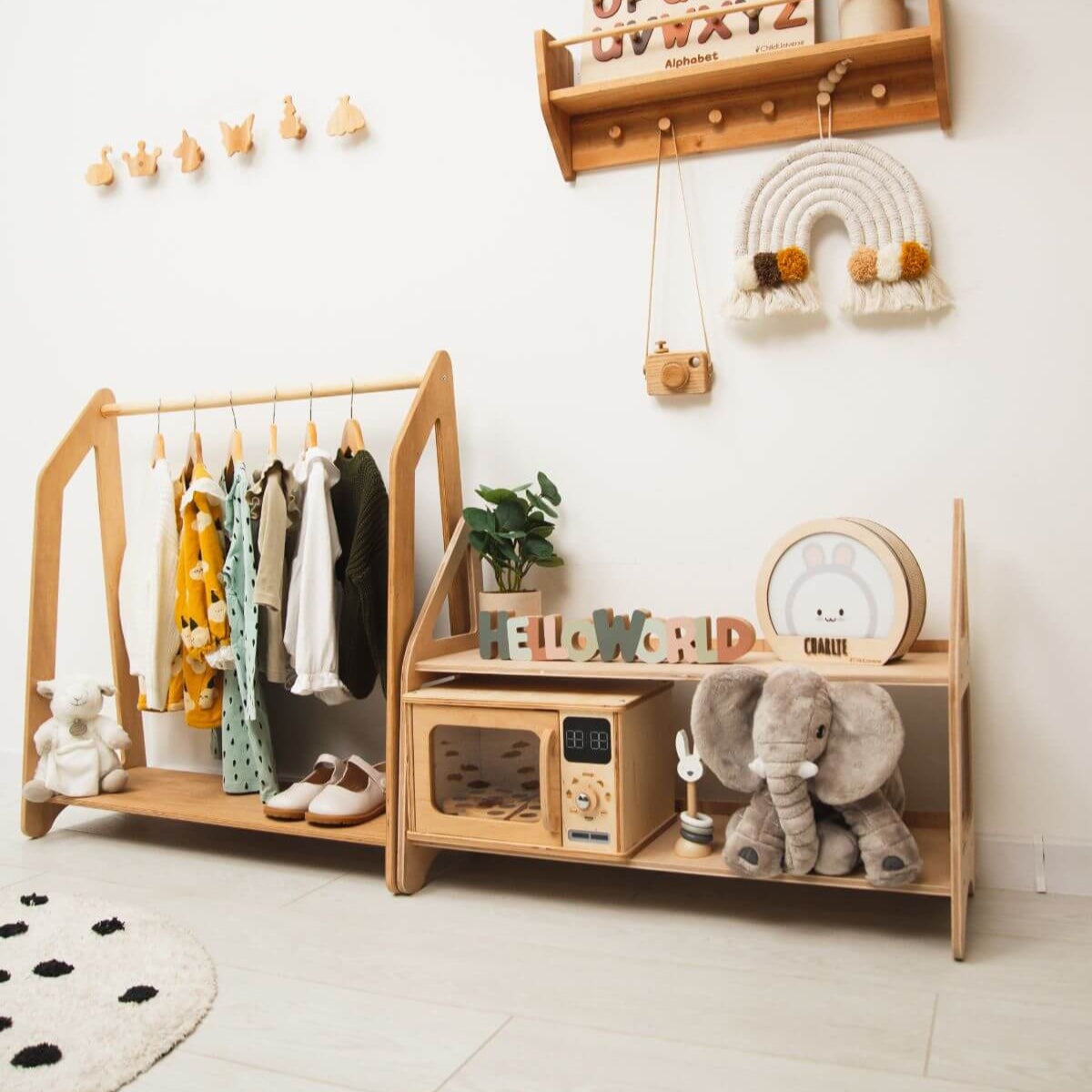 Enjoy the Wood Toddler Playroom Set