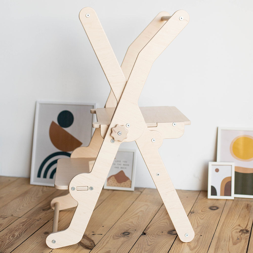 Woodandhearts Foldable Kitchen Tower