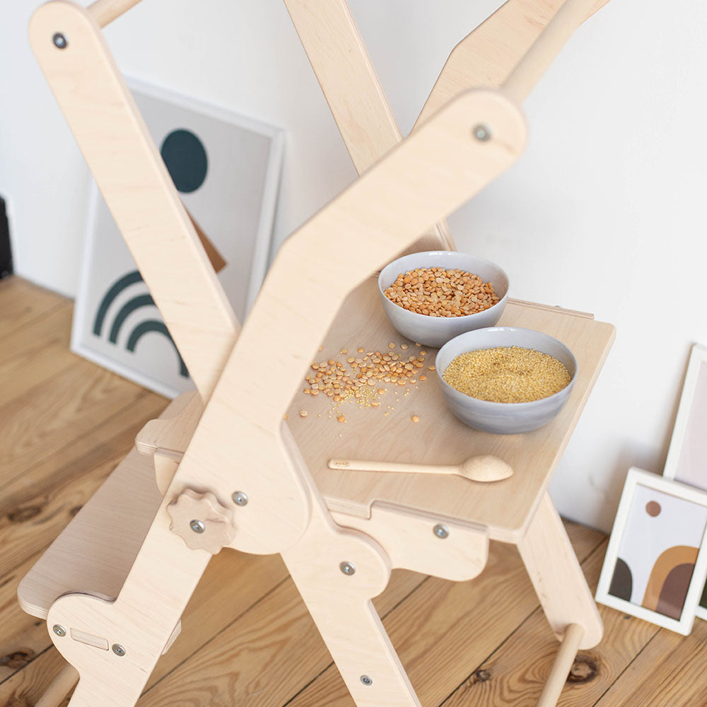 Woodandhearts Foldable Kitchen Tower