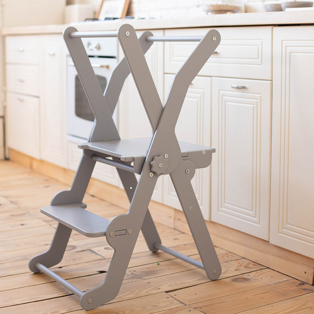 Woodandhearts Foldable Kitchen Tower