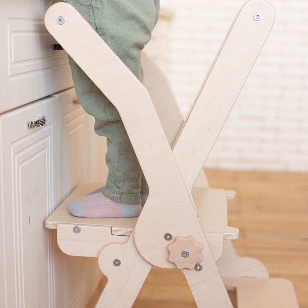 Woodandhearts Foldable Kitchen Tower