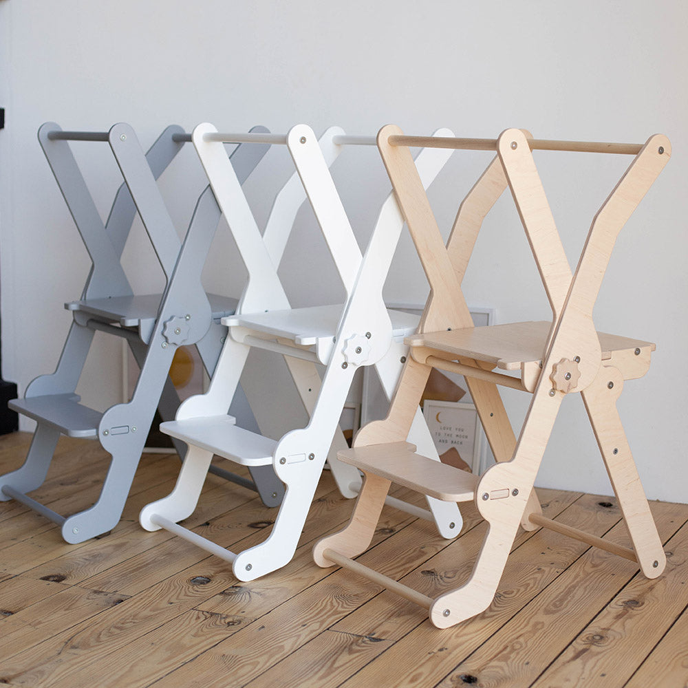 Woodandhearts Foldable Kitchen Tower