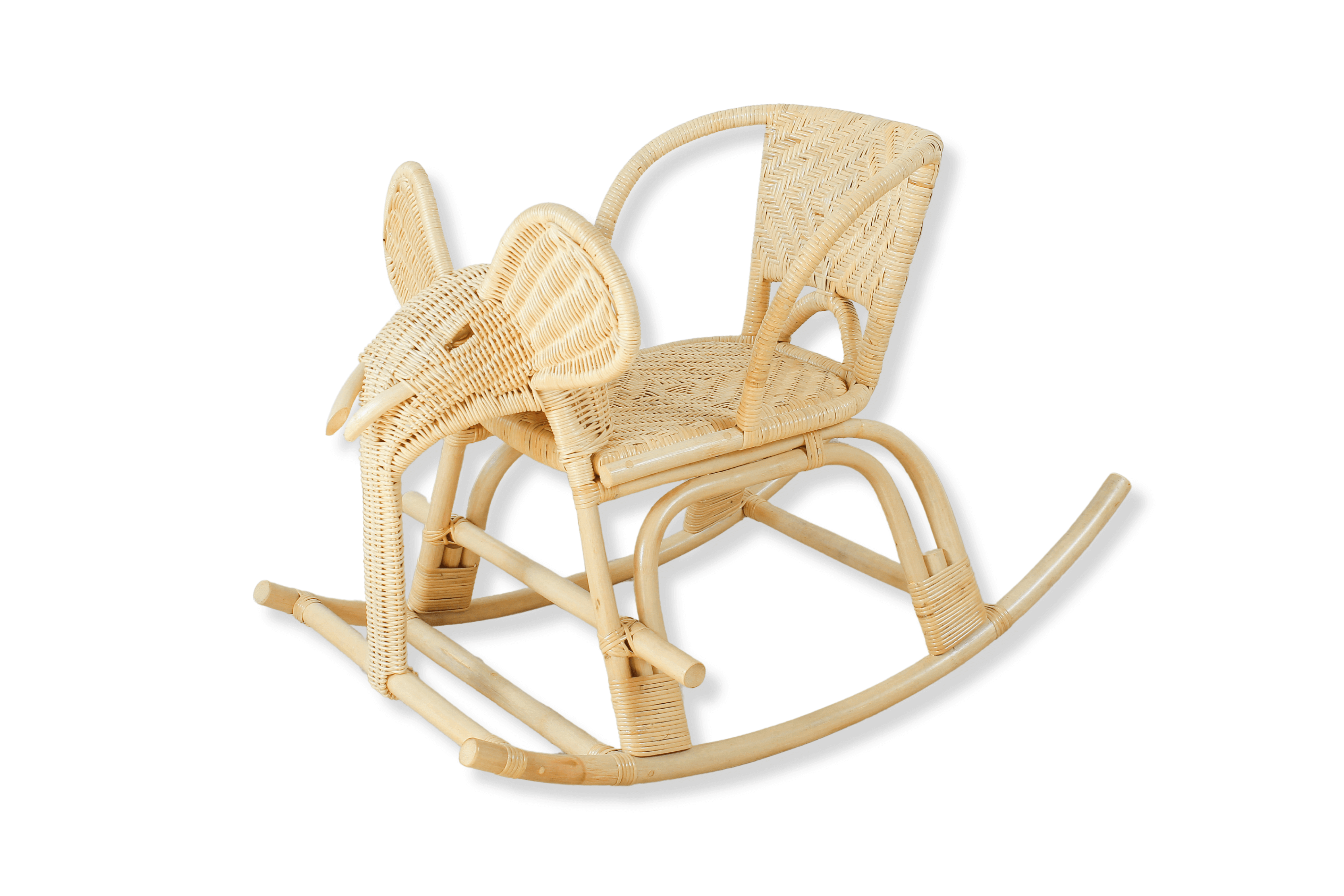 Lullaby Rattan Elephant Joy Rattan Rocking Chair