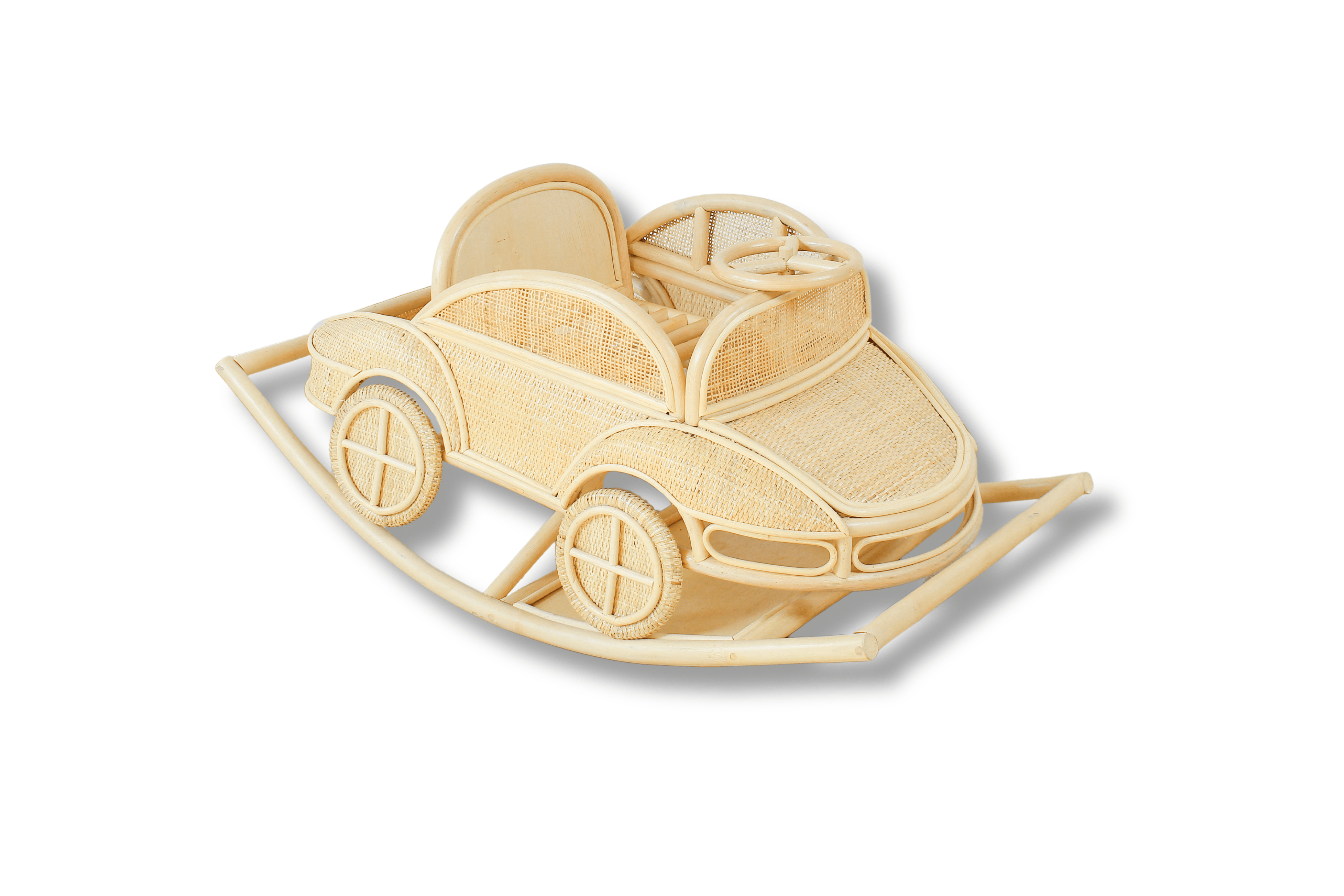 Lullaby Rattan Classic Cruiser Rattan Rocking Car