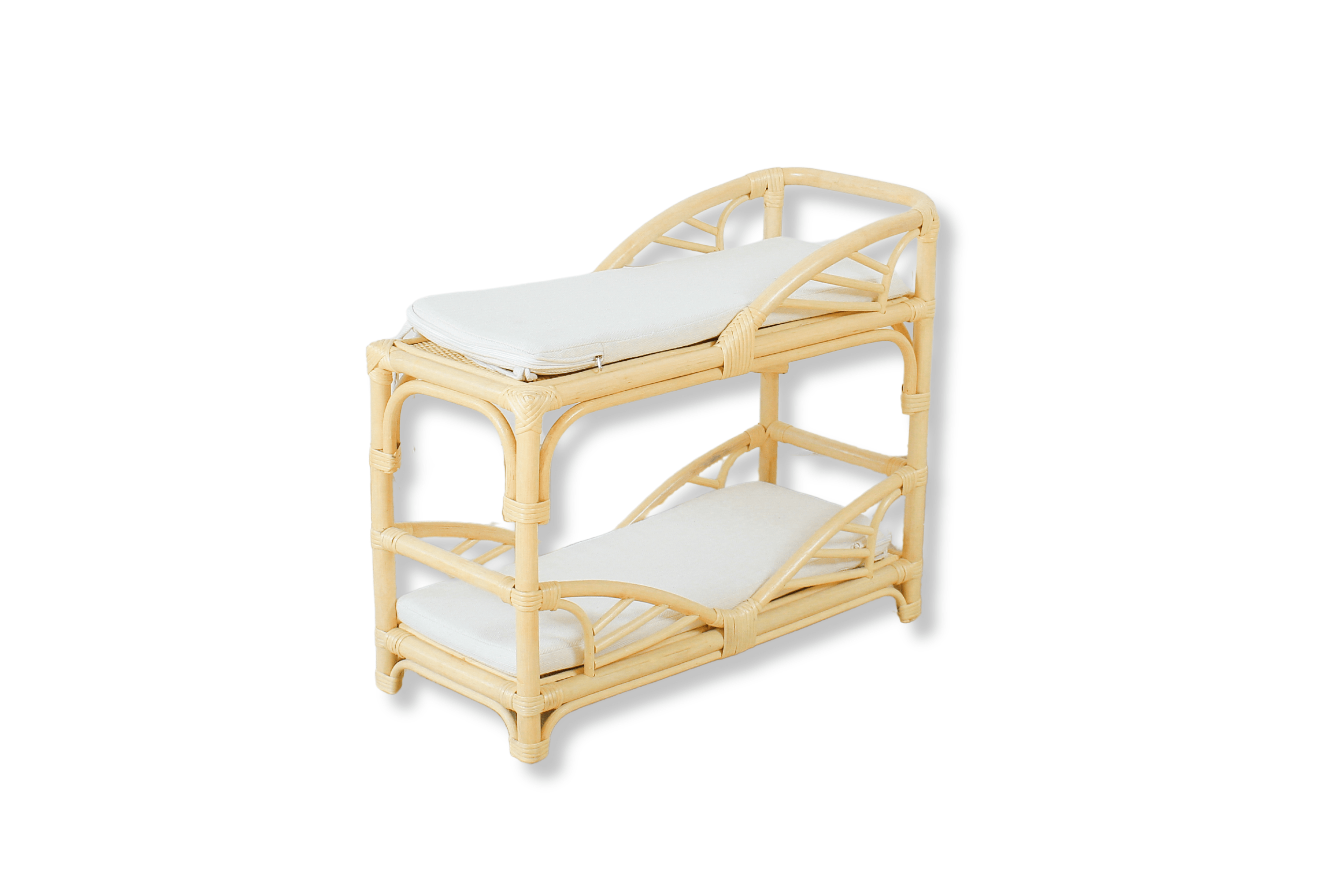 Lullaby Rattan Versa Rattan Doll Bunk Bed and Changing Table