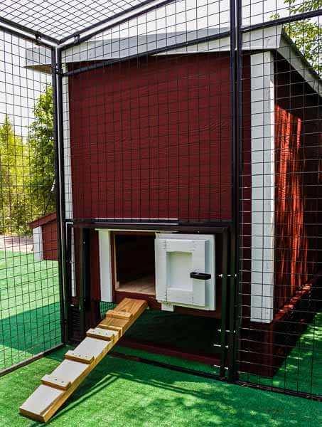 OverEZ 676CKRN3 Walk-In Chicken Run