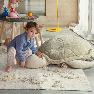 Lorena Canals Sea Wonders Bundle Pouf and Rug