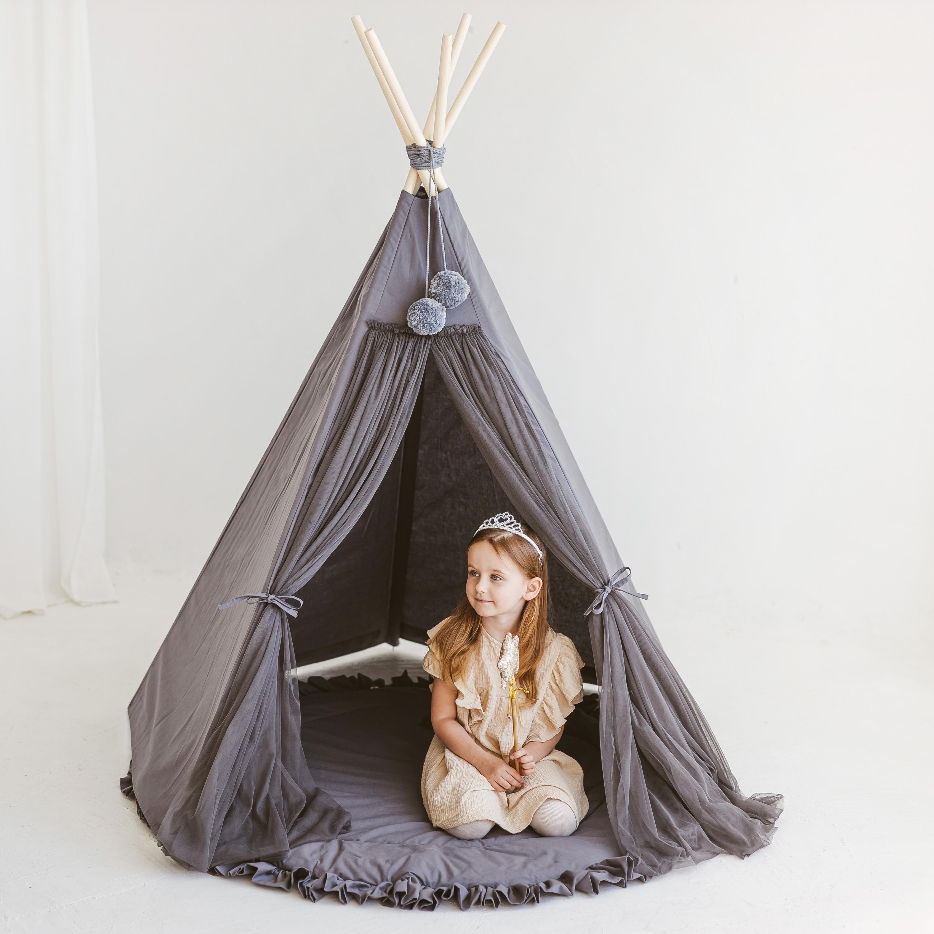 MINICAMP PP-GREY-FEI Fairy Play Tent in Grey